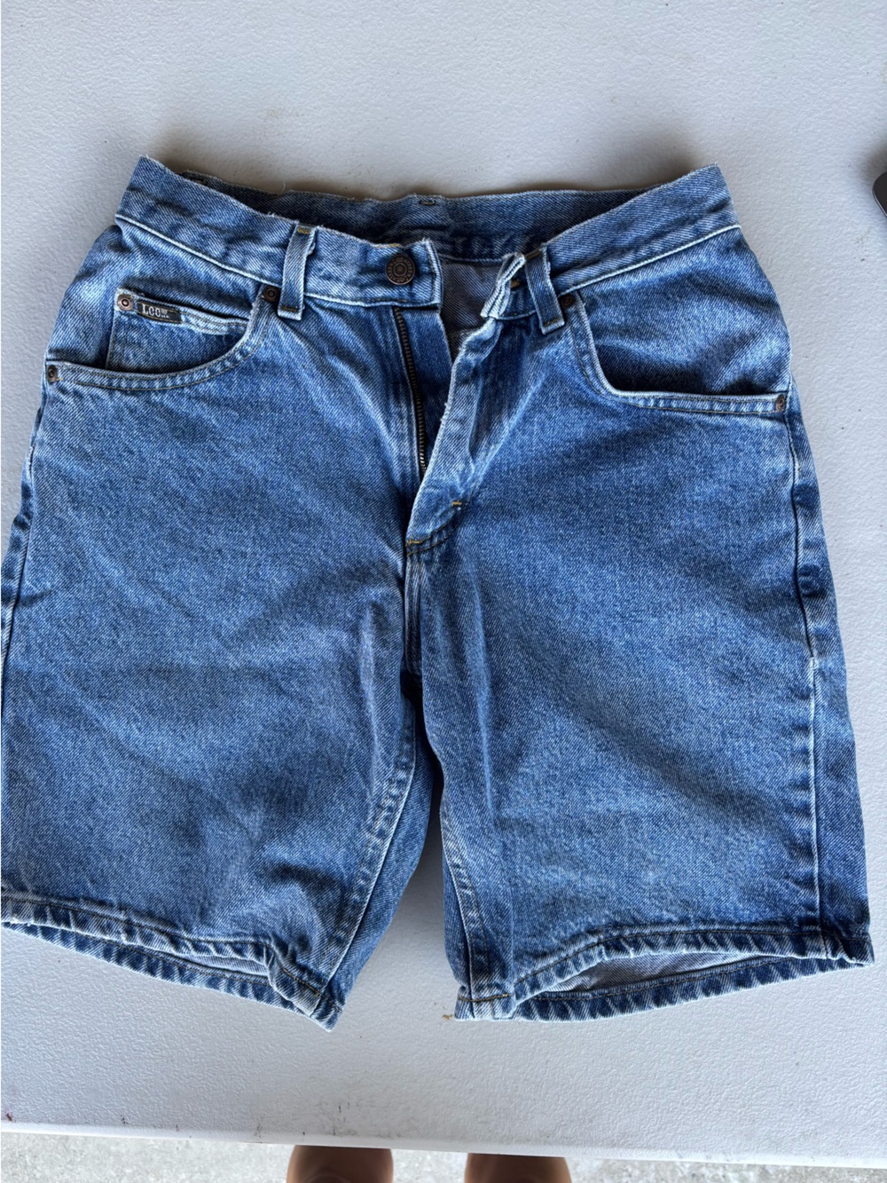 Lee High-Rise Women’s Denim Shorts in Classic Blue